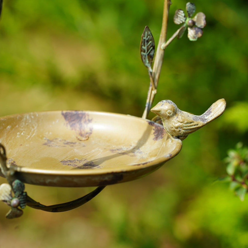 Butterfly Bird Feeder Metal Garden Ornament