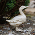 Cast Iron Duck Ornament | White Antique Style
