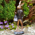 Gentleman Hare Resin Sculpture