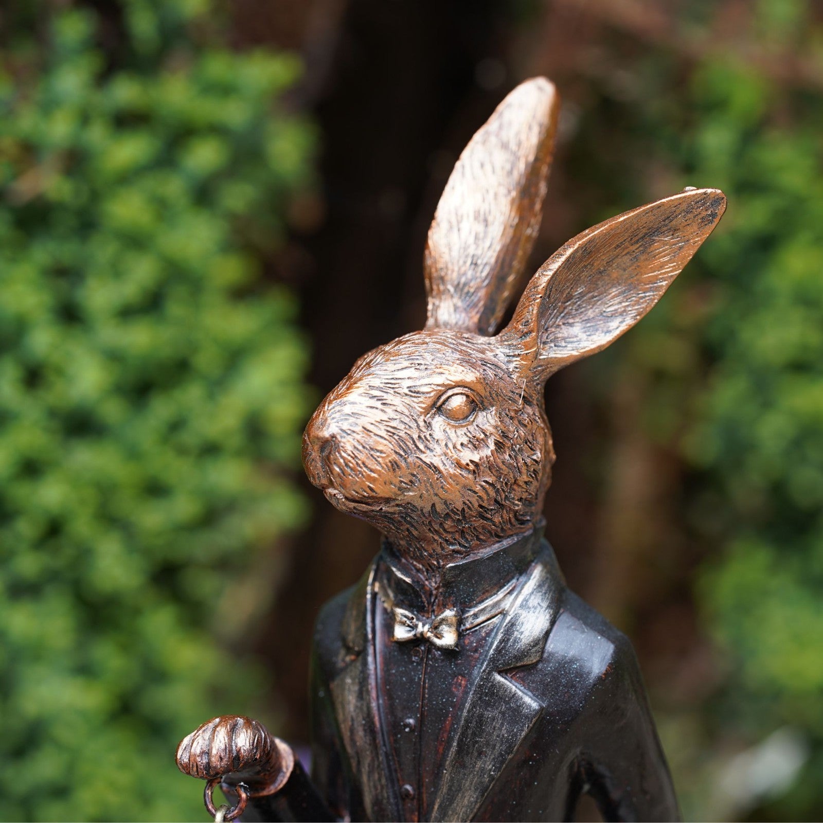 Gentleman Hare Resin Sculpture