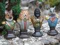 Set 4 Animal Gentry Resin Sculpture