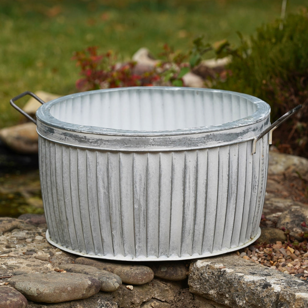Dolly Tub Planter with Handles