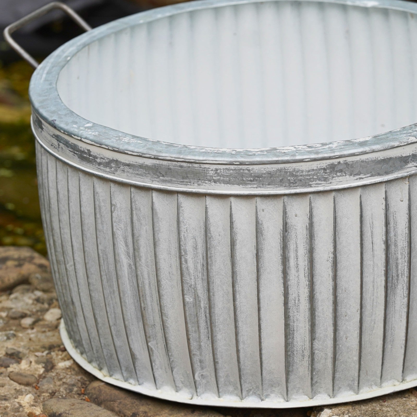 Dolly Tub Planter with Handles