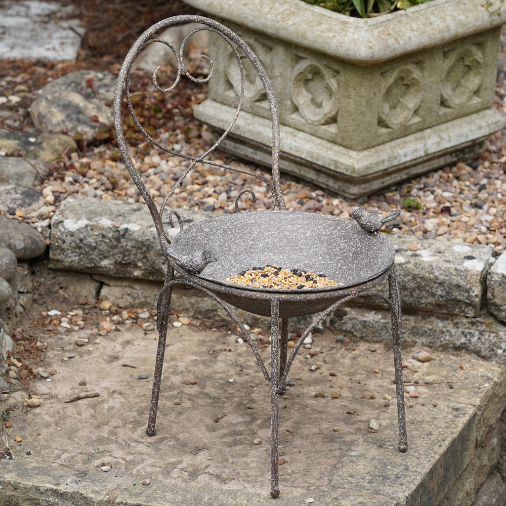 Wrought Iron Bird Feeder – Garden Chair Design