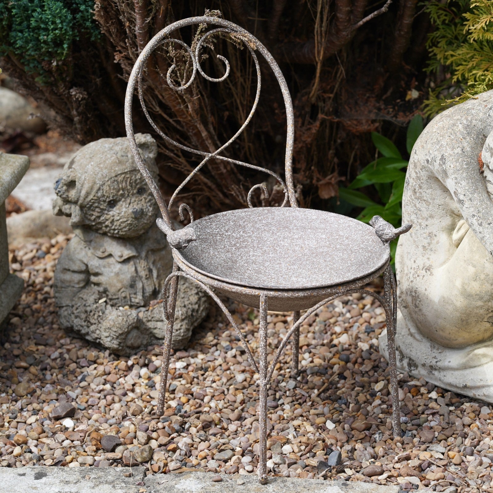 Wrought Iron Bird Feeder – Garden Chair Design
