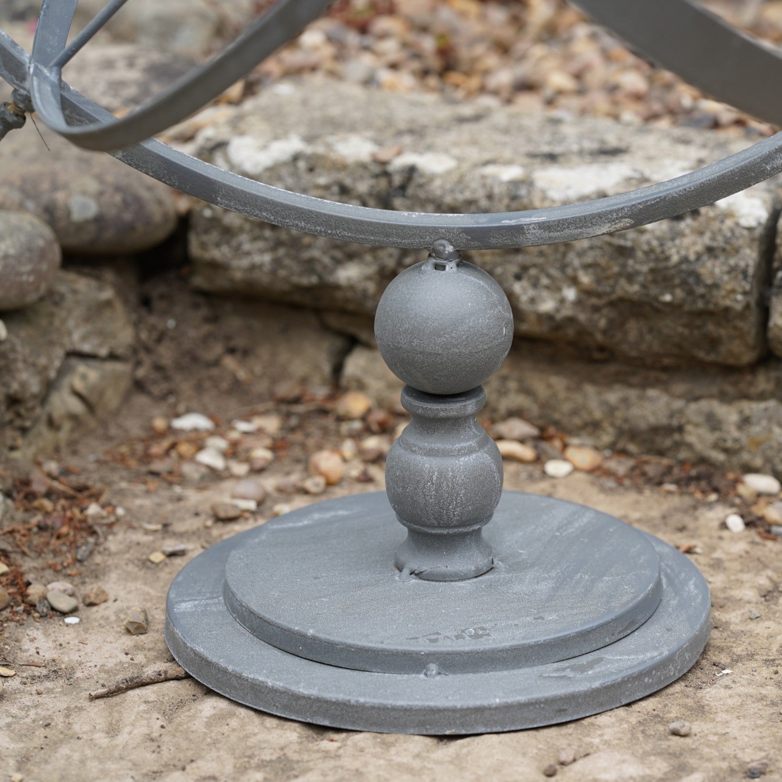 XL Wrought Iron Armillary – Grey