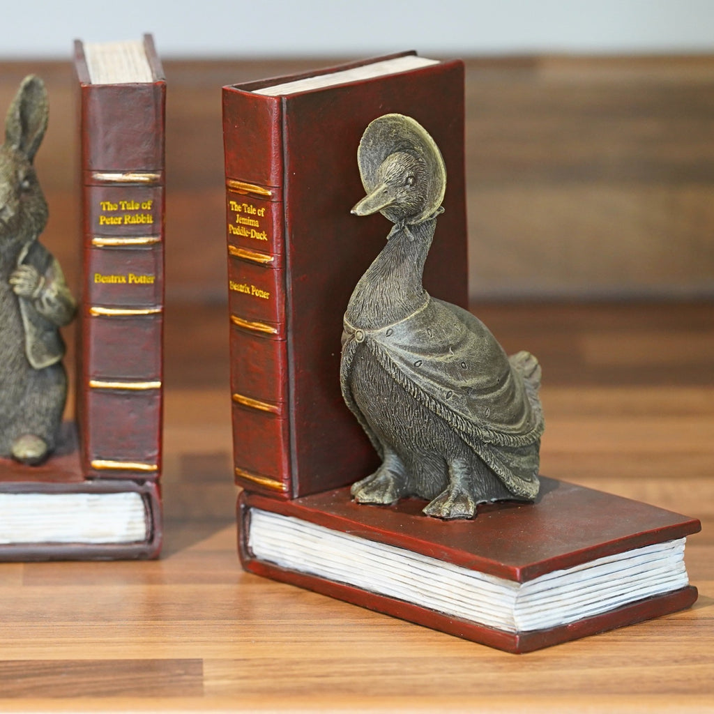 Beatrix Potter Bookends – Pair | Peter Rabbit + Jemima