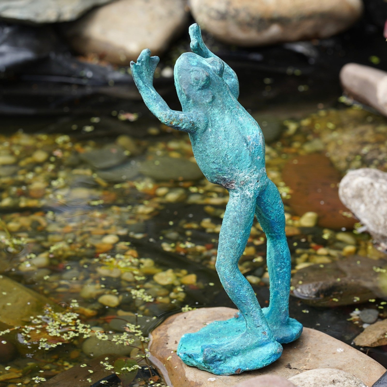 Cast Iron Leaping Frog