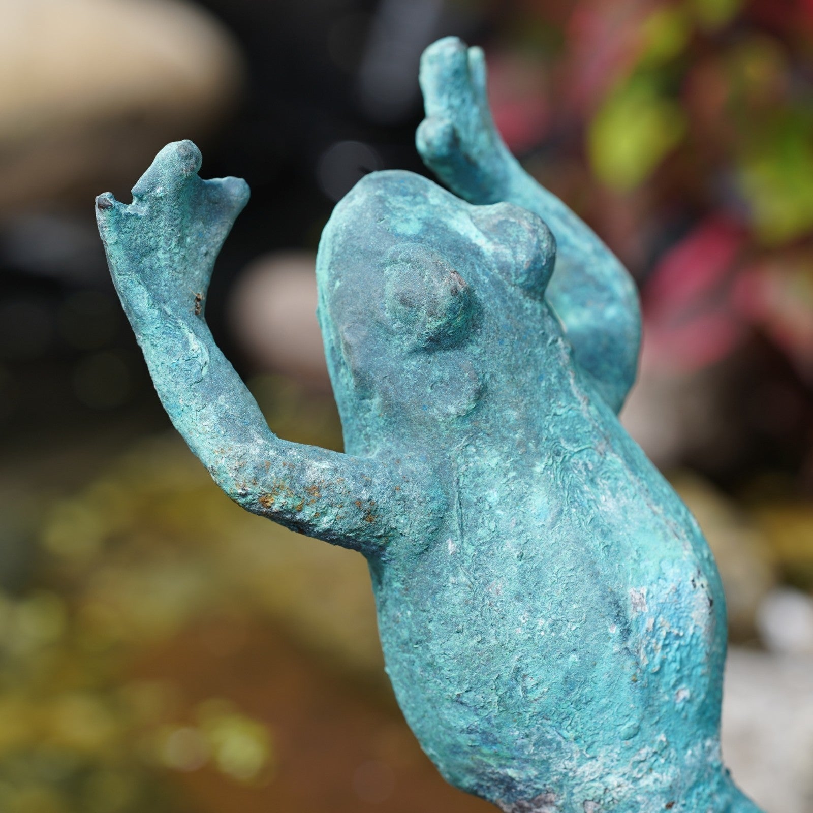 Cast Iron Leaping Frog