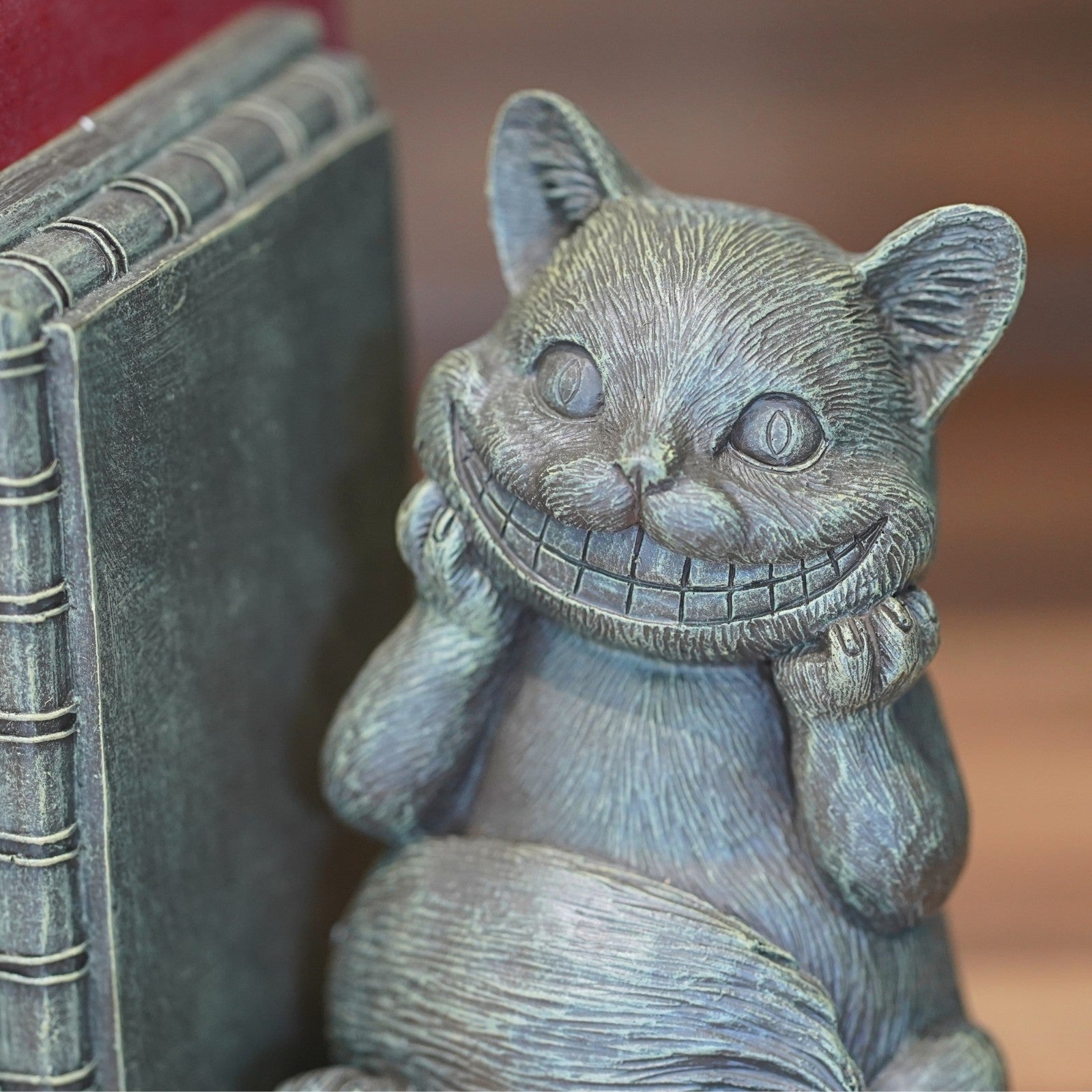 Cheshire Cat Bookends – Pair