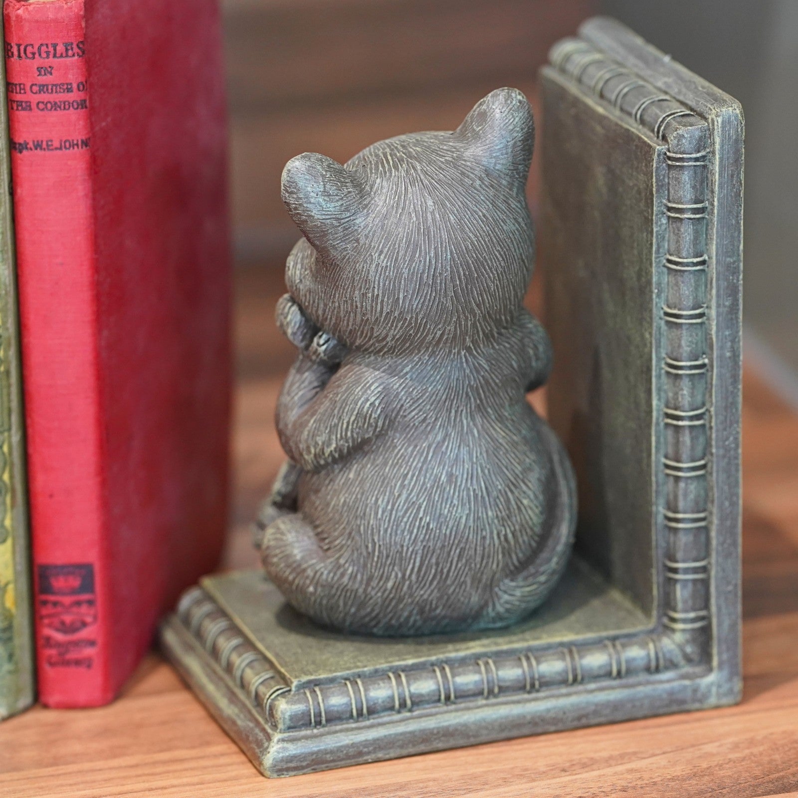 Cheshire Cat Bookends – Pair