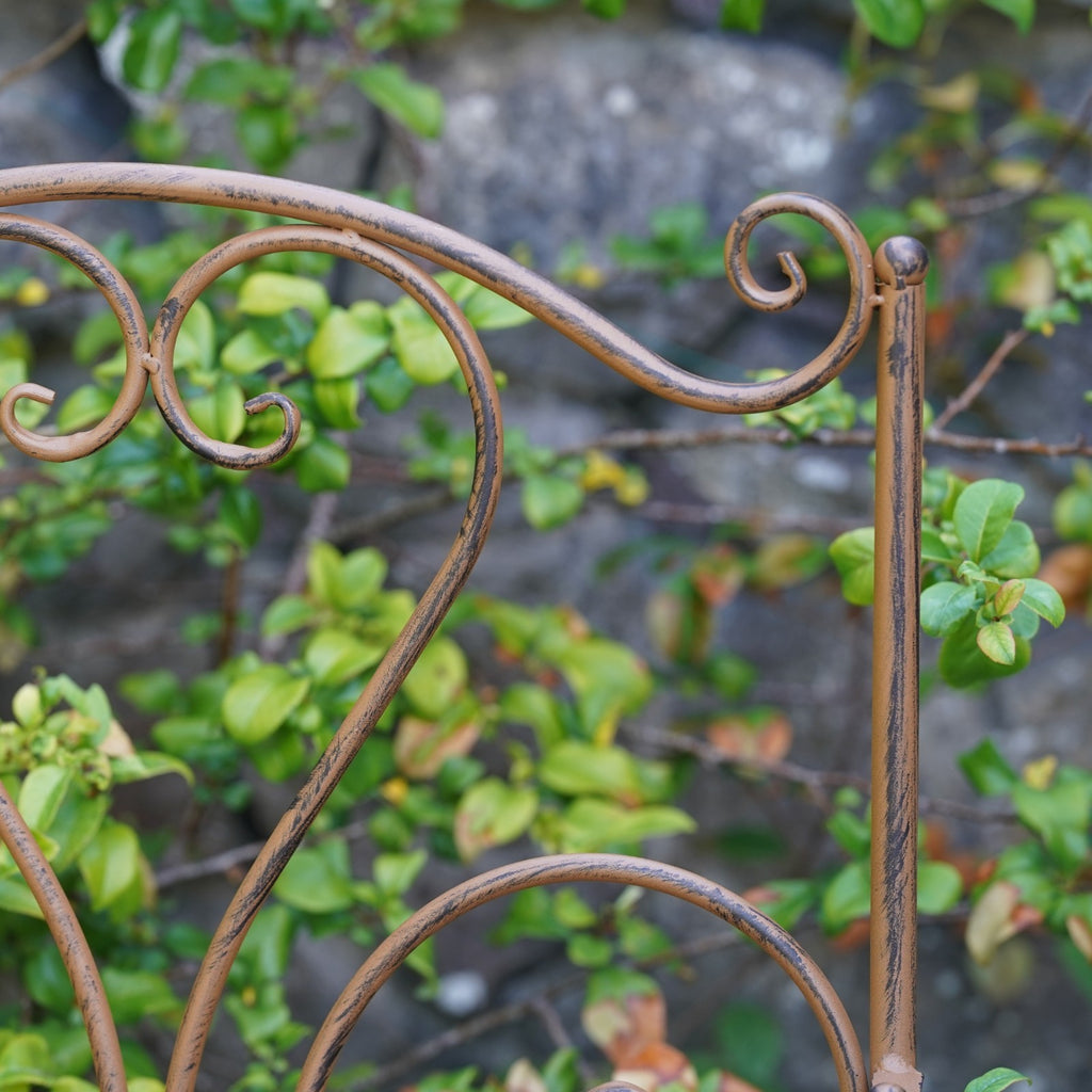 Wrought Iron Garden Bench – 2 Seater