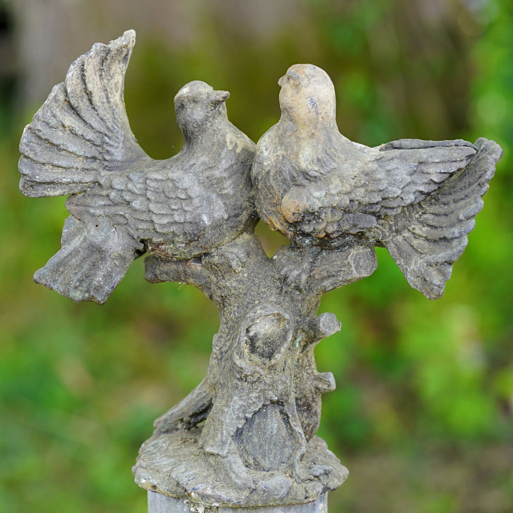 Cast Iron Doves Antique Style