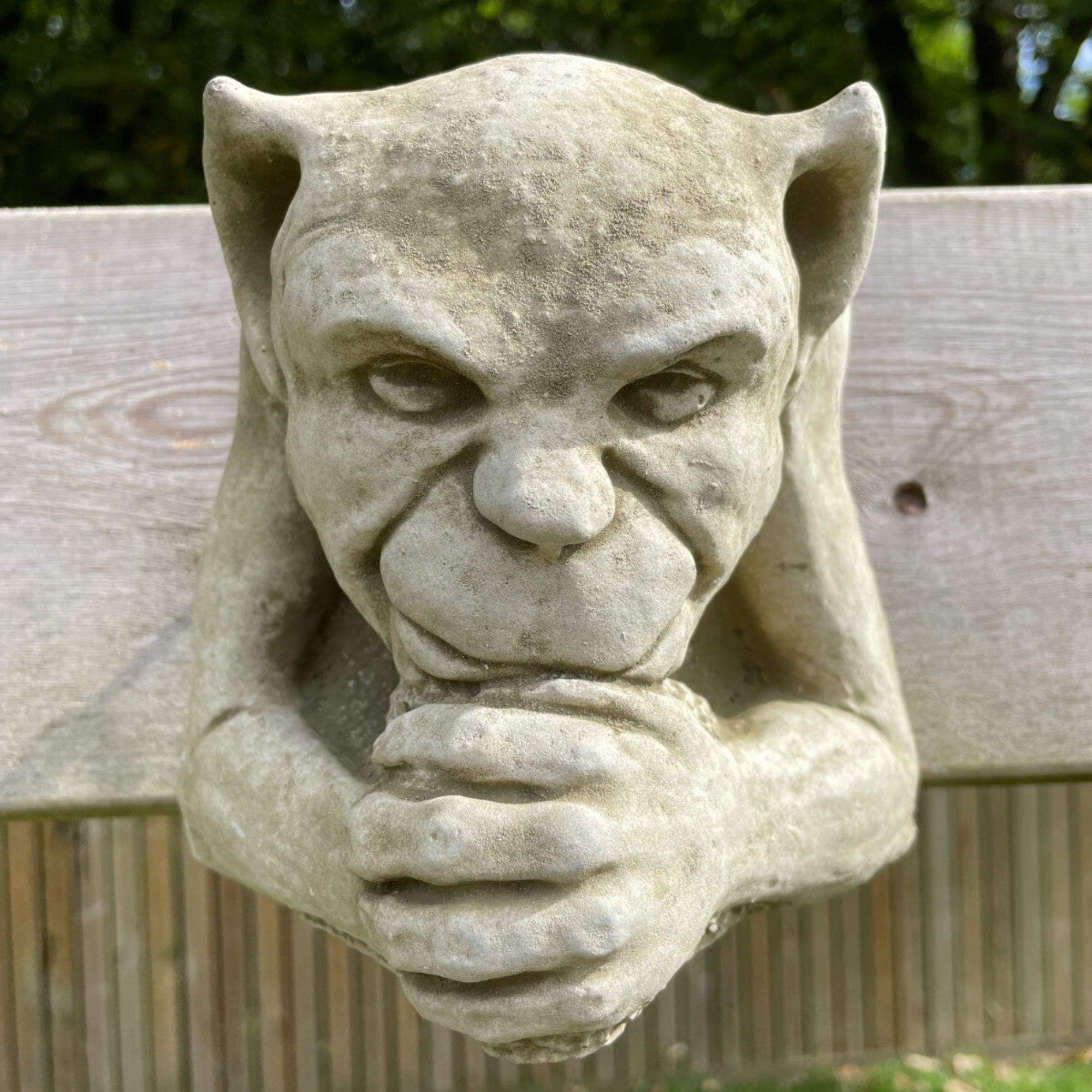 Hanging Gargoyle Plaque Stone