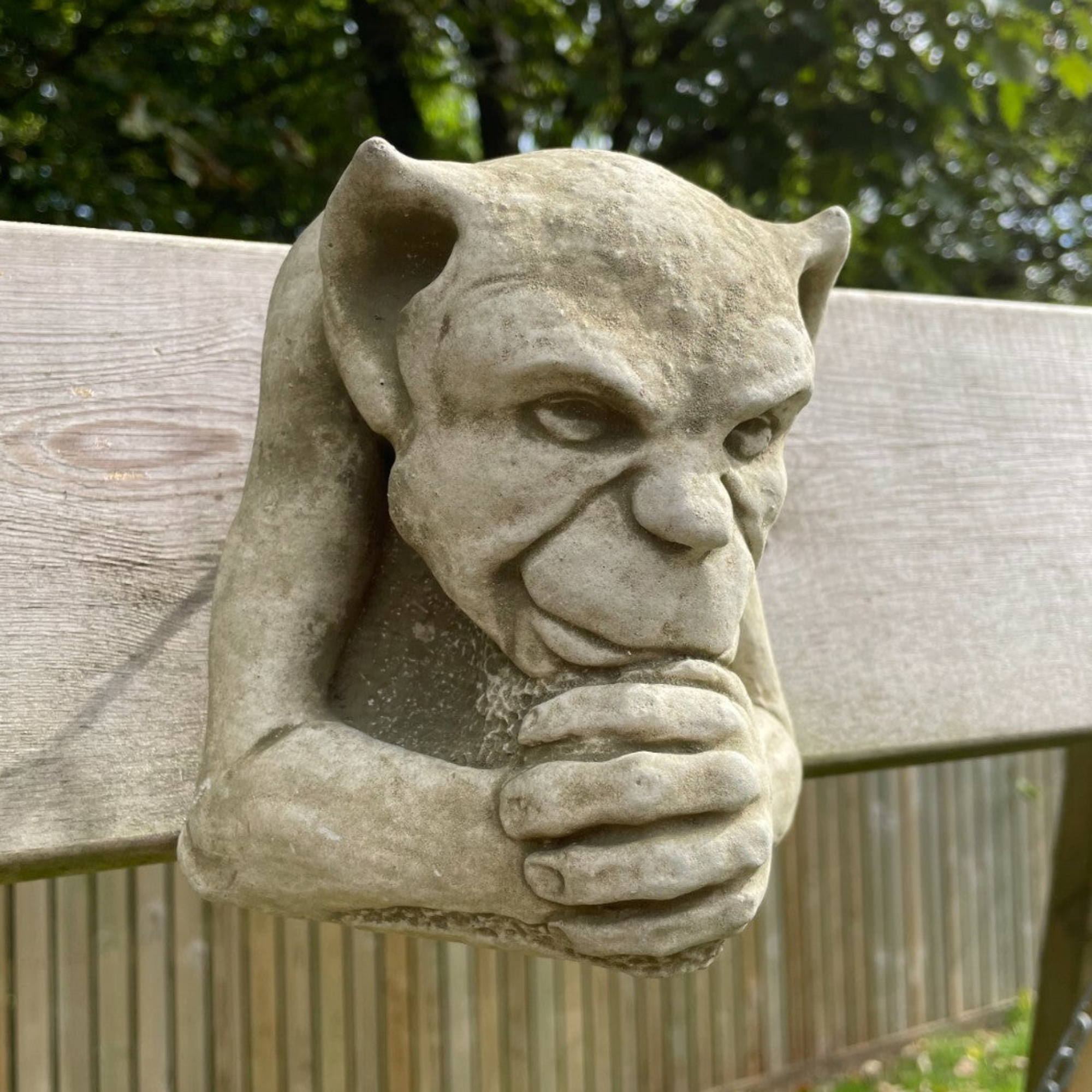 Hanging Gargoyle Plaque Stone
