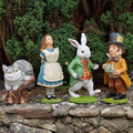Alice in Wonderland Resin Garden Ornaments – Set of 4