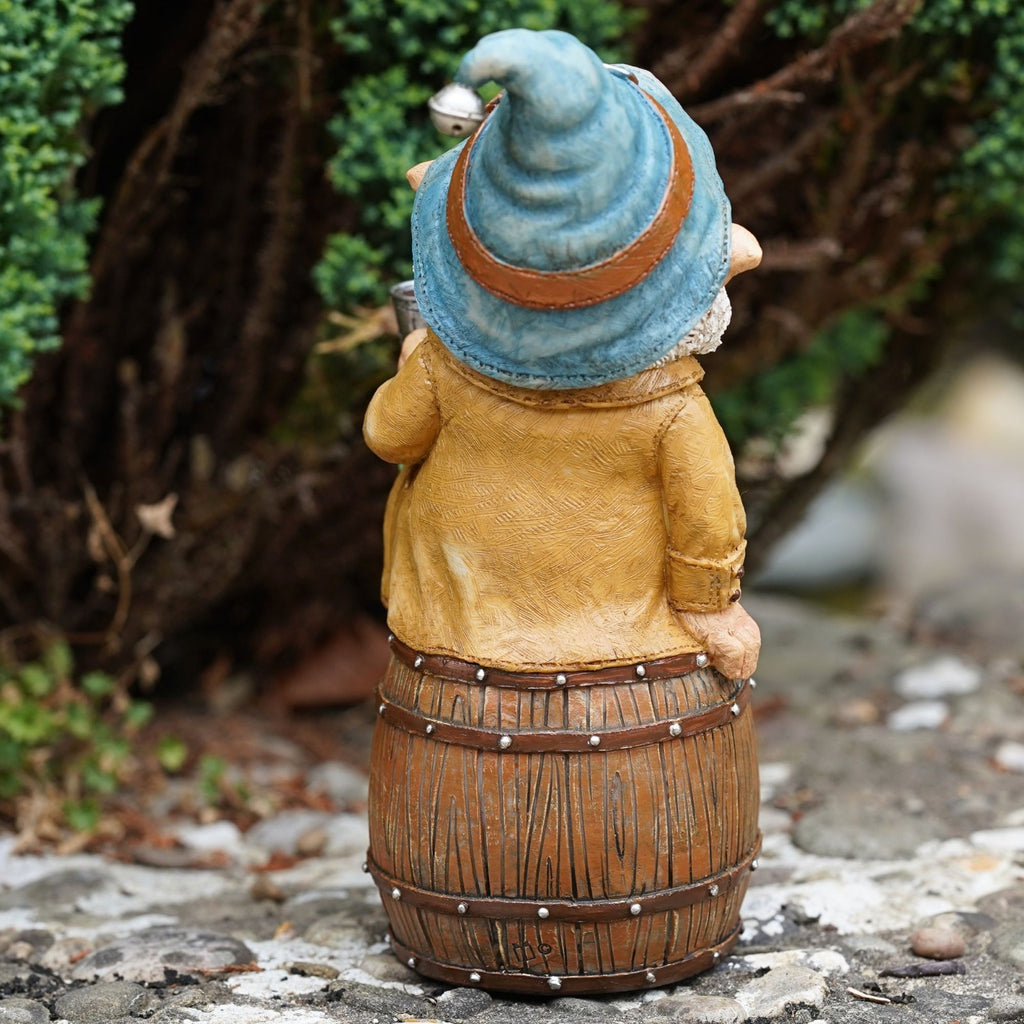Cask Gnome Resin Garden Ornament