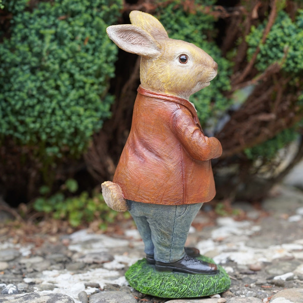 Mr and Mrs Peter Rabbit Resin Garden Ornaments – Set of 2