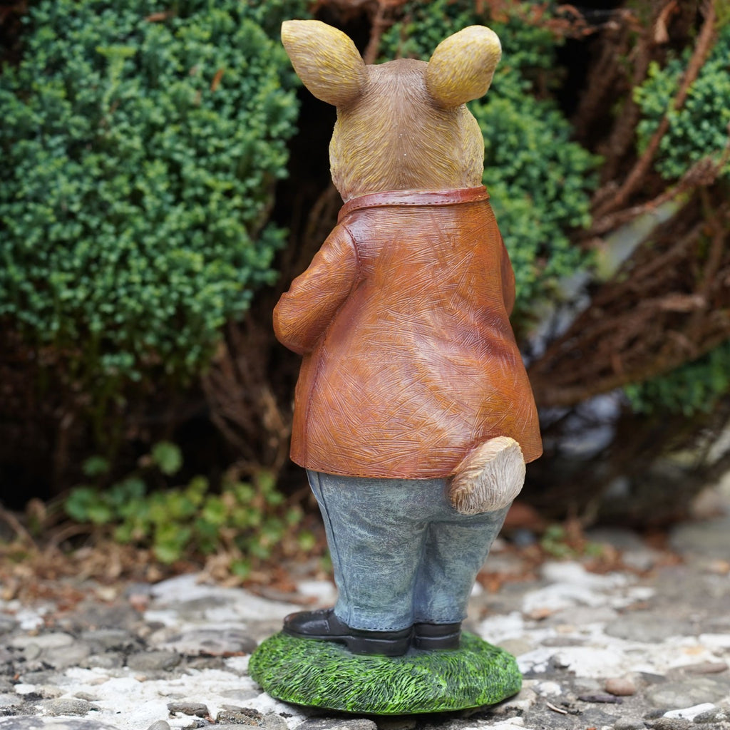 Mr and Mrs Peter Rabbit Resin Garden Ornaments – Set of 2