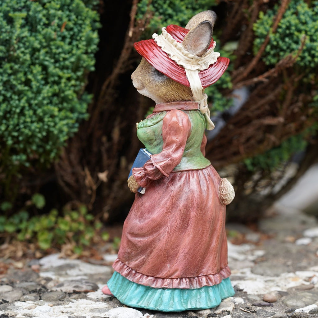 Mr and Mrs Peter Rabbit Resin Garden Ornaments – Set of 2