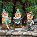Garden Gnomes Set of 3 Resin Ornaments