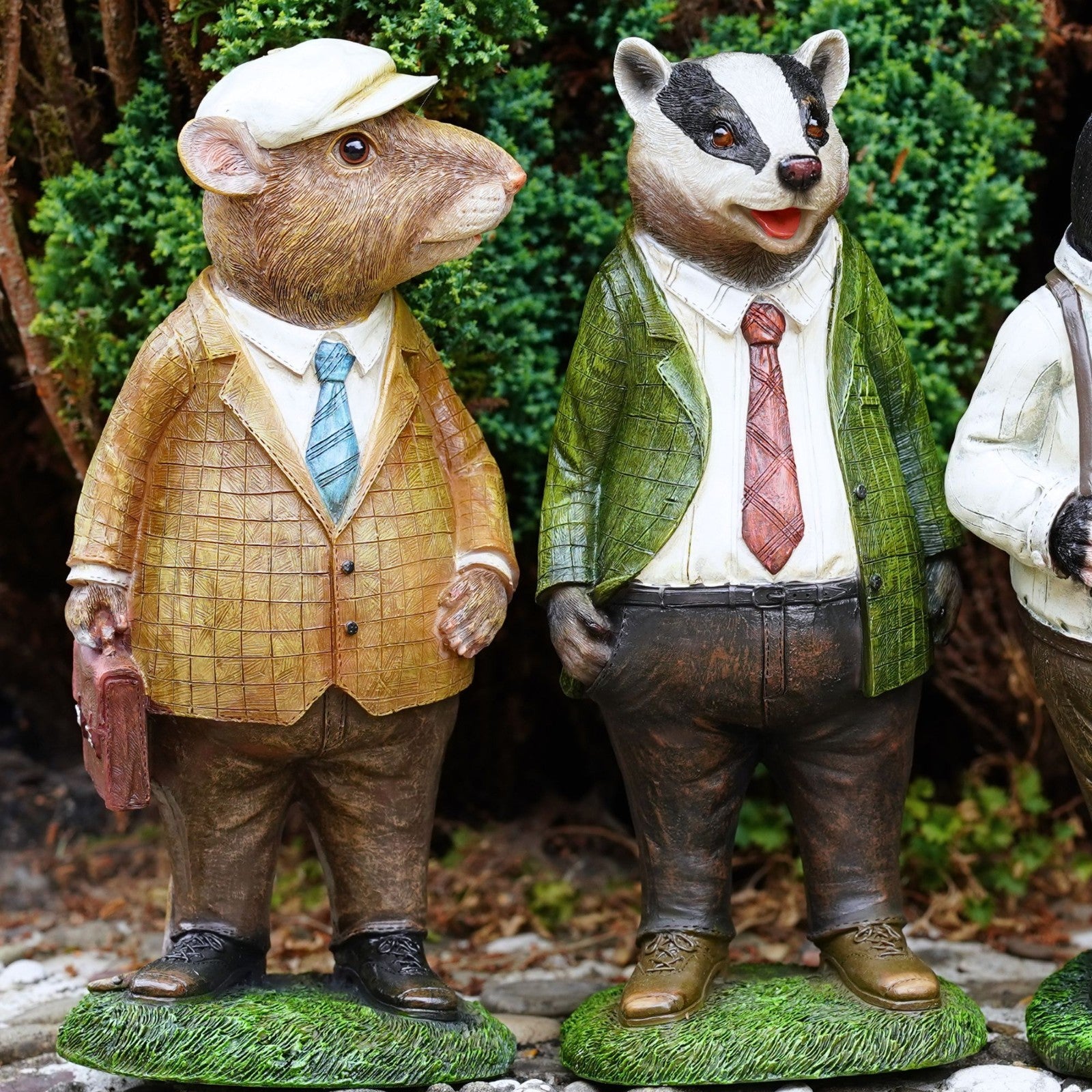 Wind in the Willows Resin Garden Ornaments – Set of 4