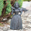 Queen of Hearts Bronze Effect Resin Garden Statue
