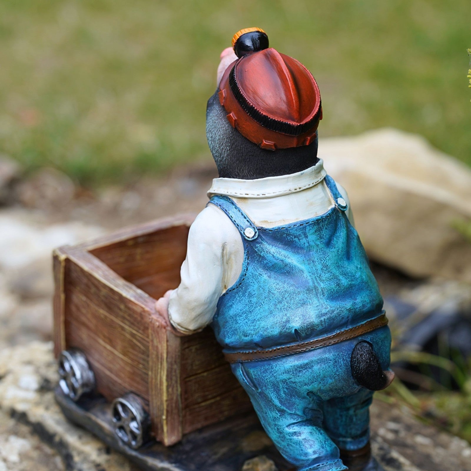 Mining Moles Resin Garden Ornaments – Set of 2