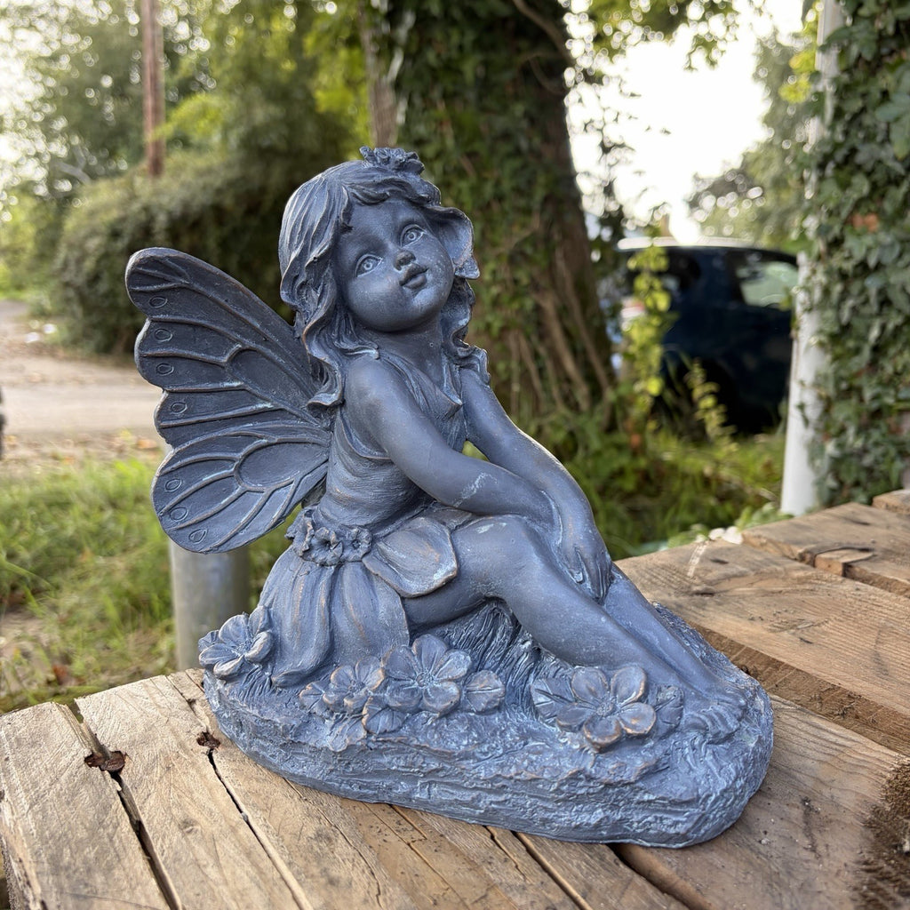 Flower Fairy Resin Garden Statue