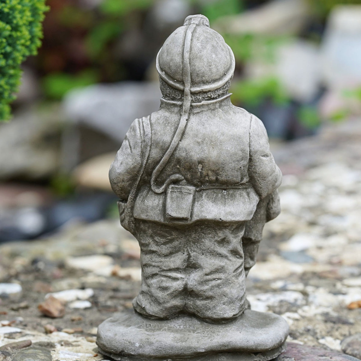 Coal Miner and Son Stone Statue