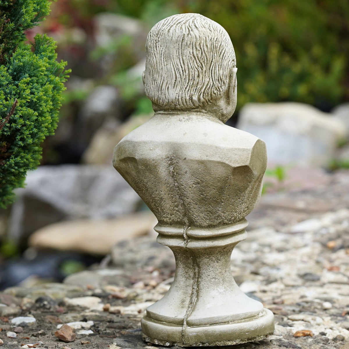 Winston Churchill Stone Bust