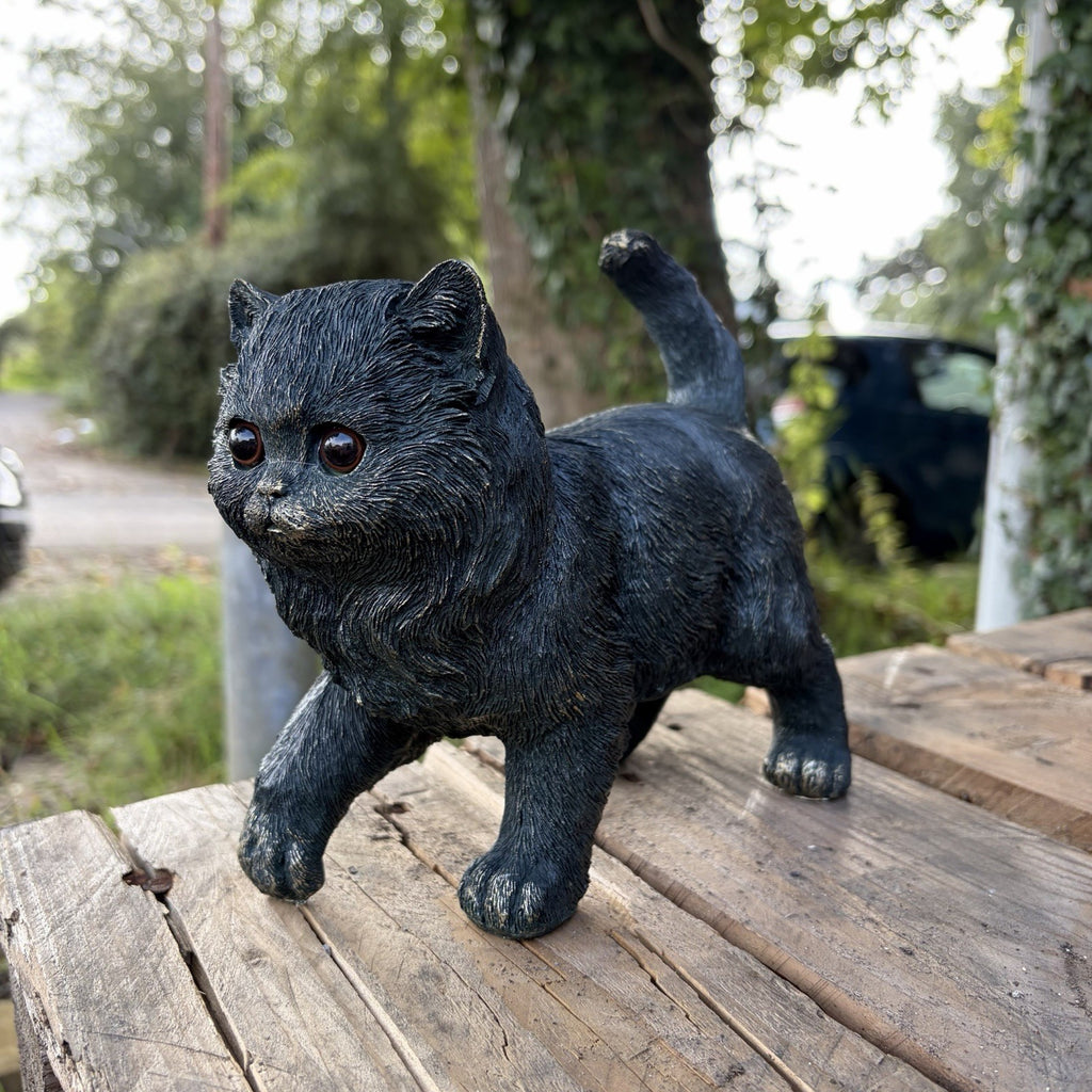 Kitten Garden Statue Resin Cat Ornament