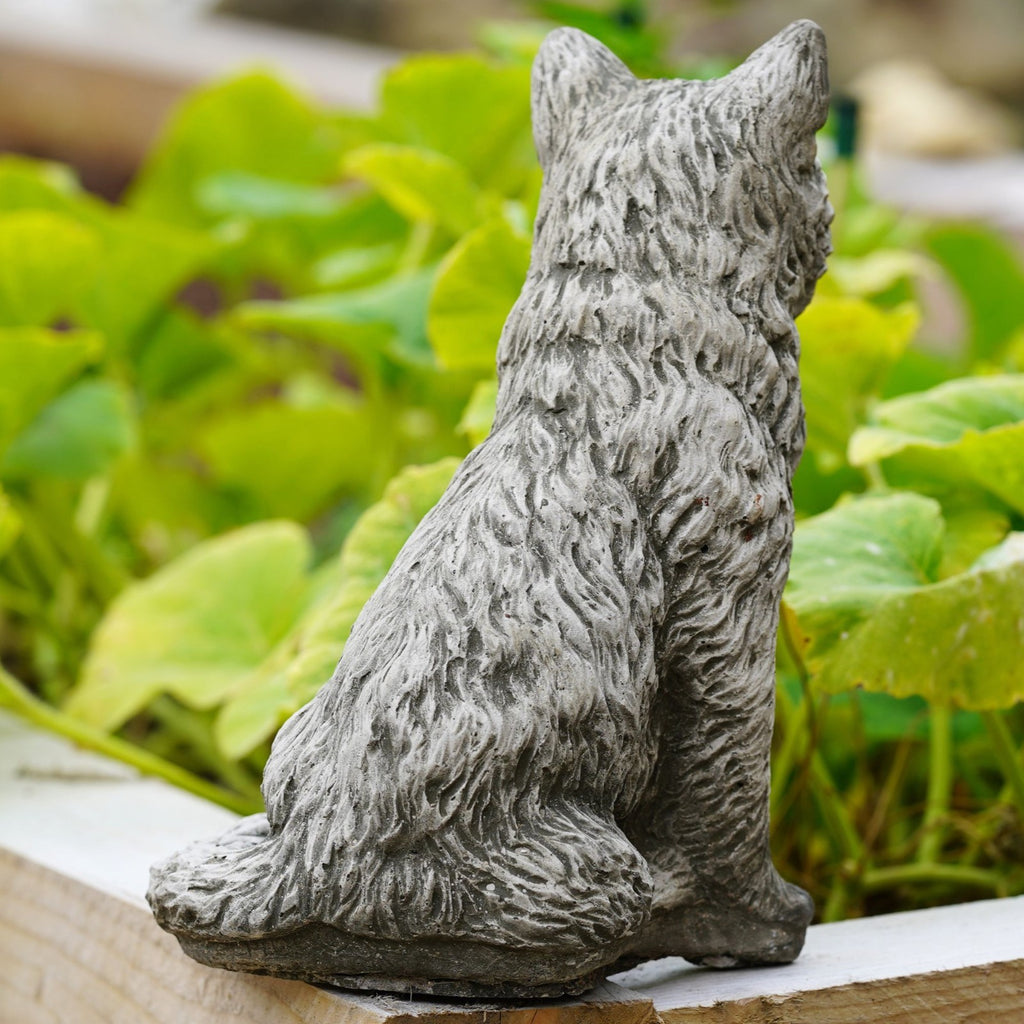 Fox Garden Stone Statue