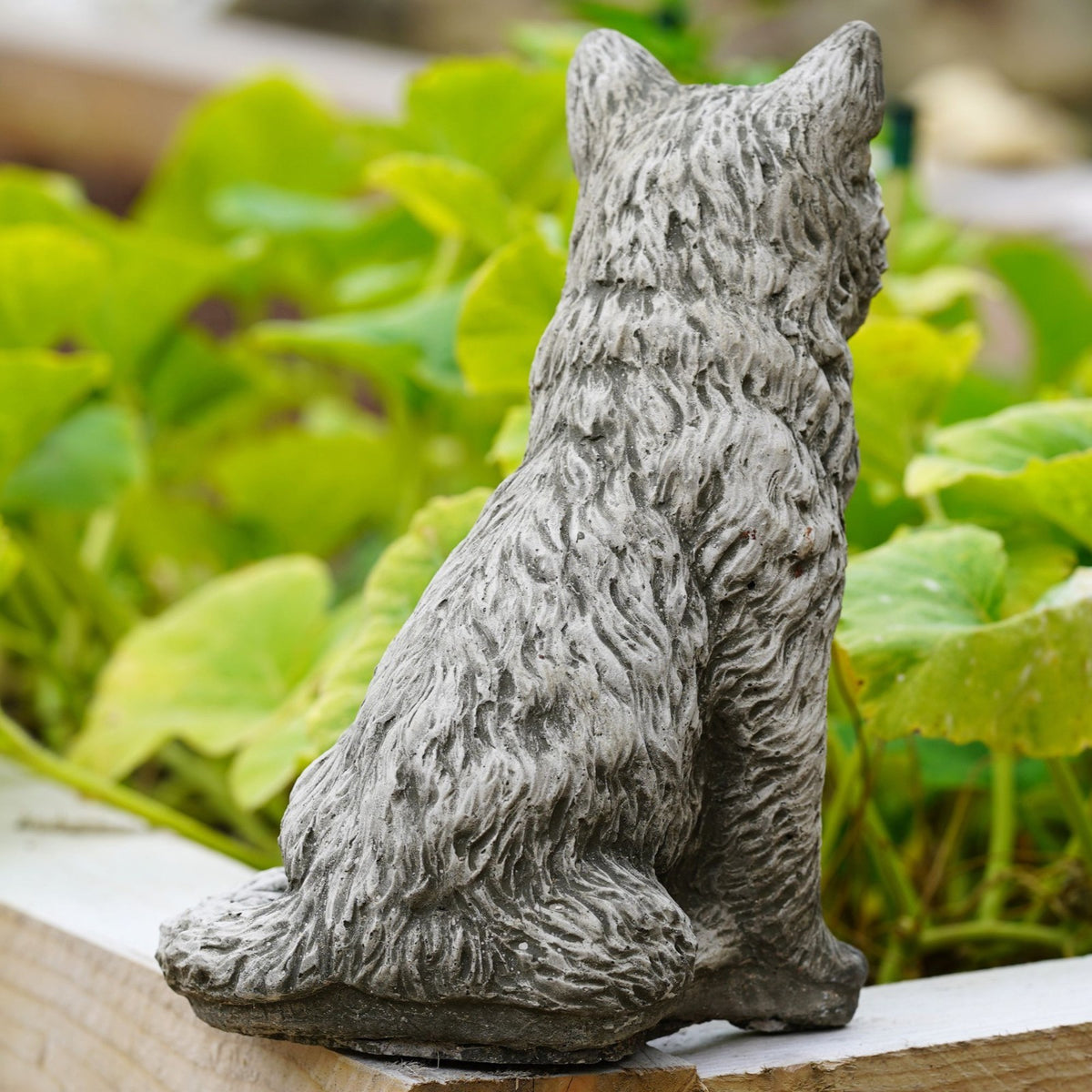Fox Garden Stone Statue