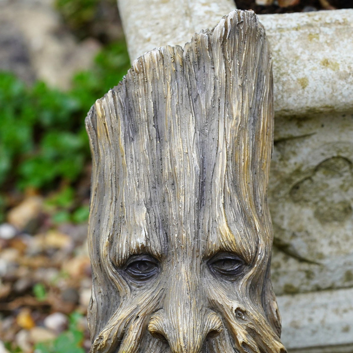 The Green Man Wall Plaque – Resin Tree Face Garden Wall Art