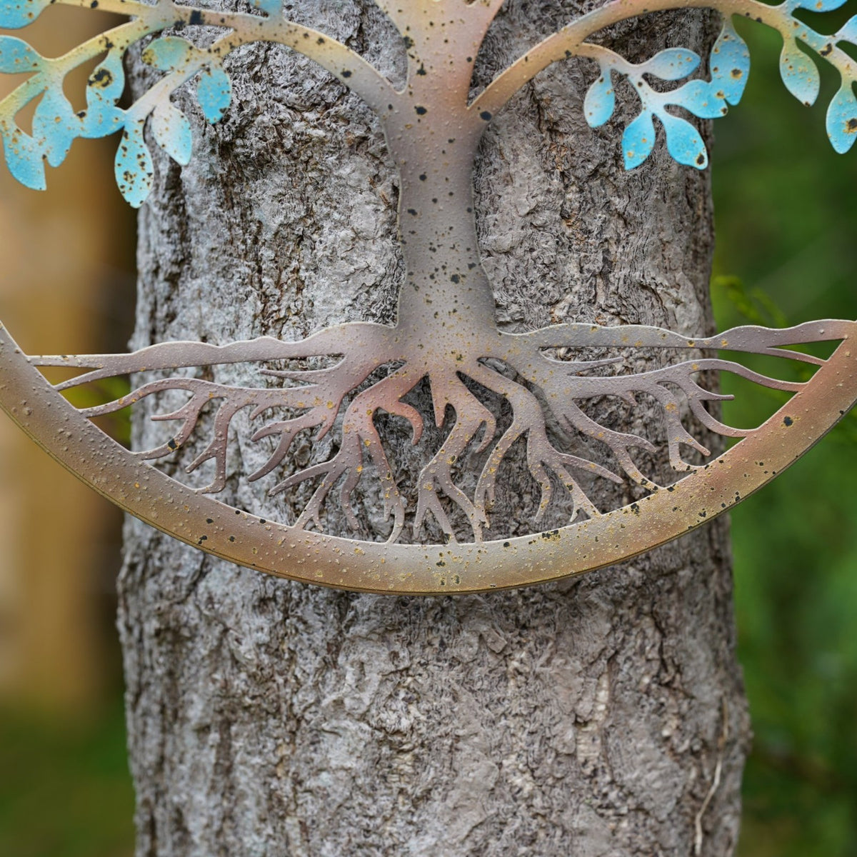 Family Roost Metal Wall Plaque