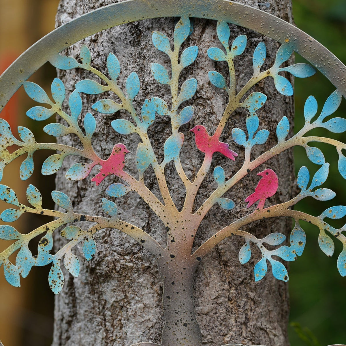 Family Roost Metal Wall Plaque