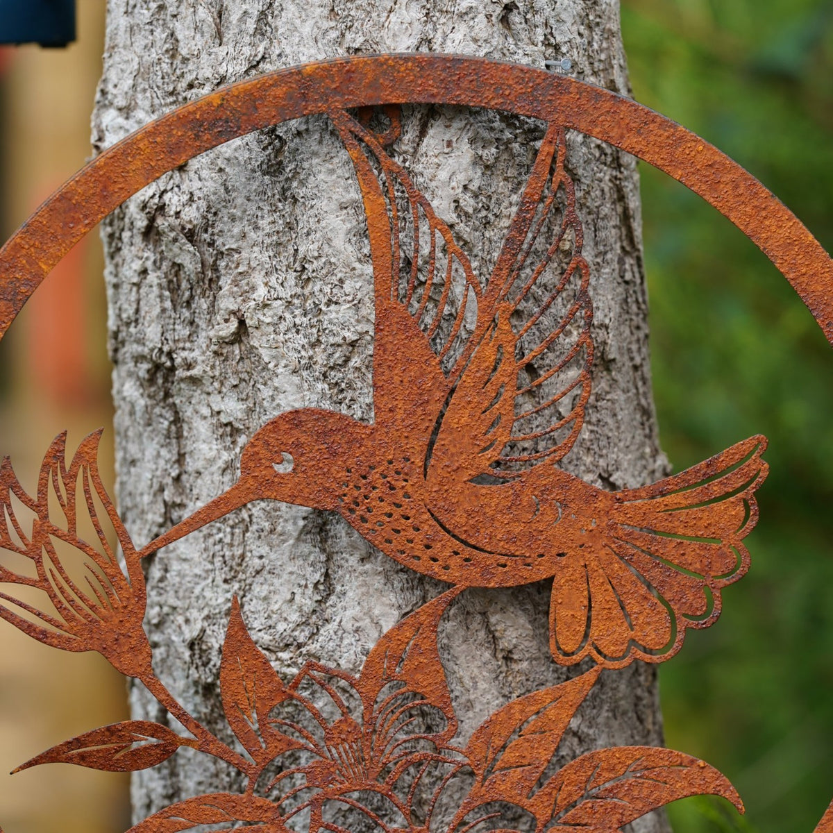 The Hummingbird Metal Wall Plaque