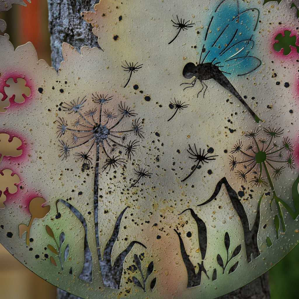 Wish & Wing Metal Wall Plaque