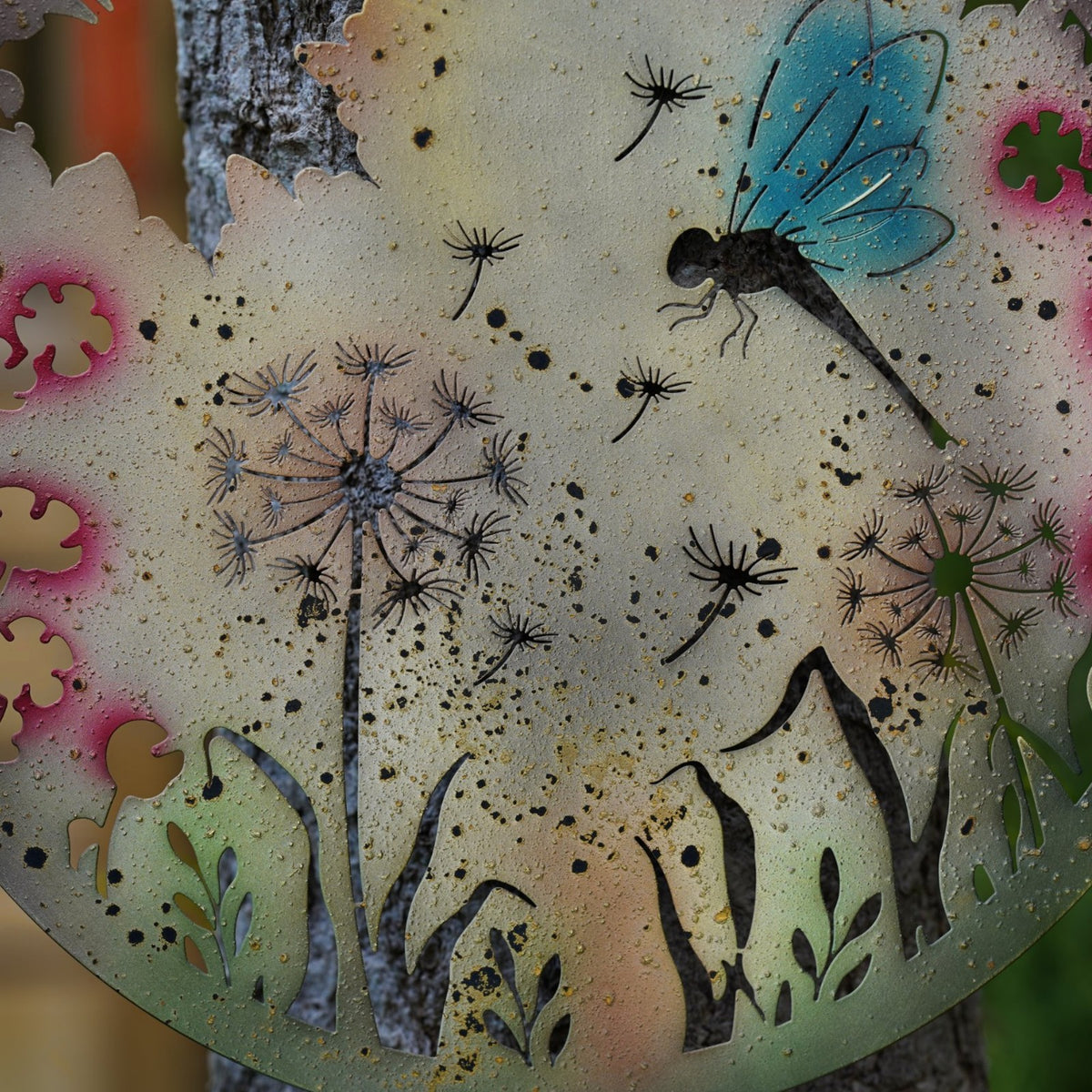 Wish & Wing Metal Wall Plaque