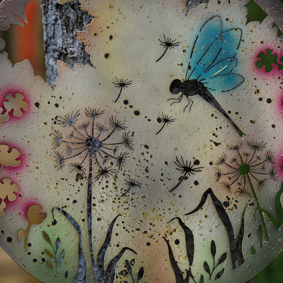 Wish & Wing Metal Wall Plaque