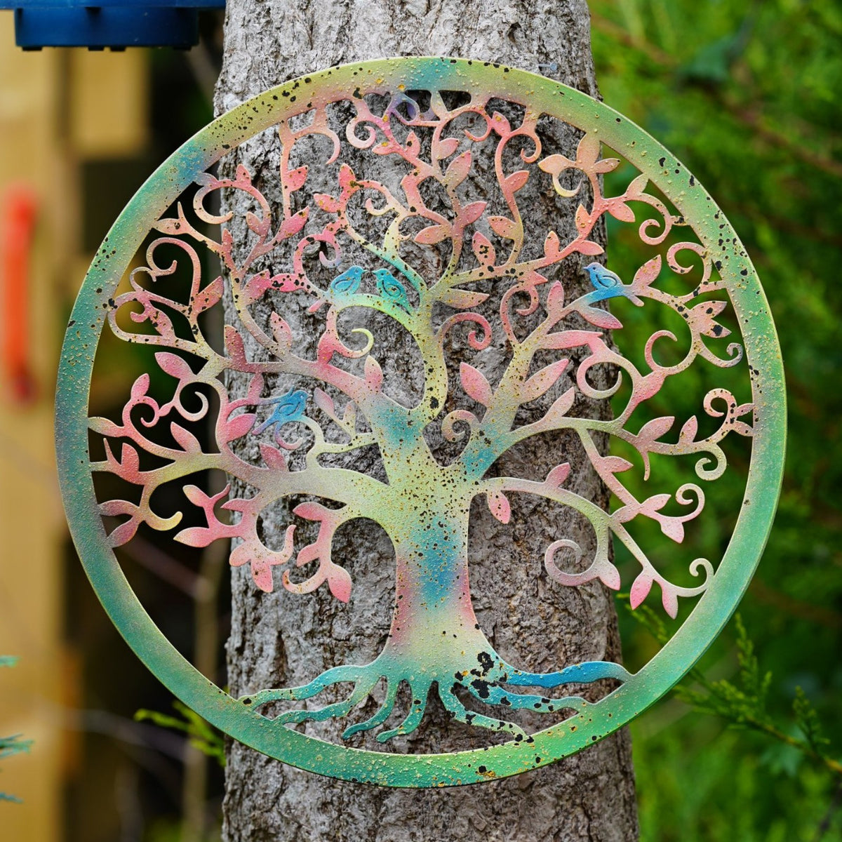 Morning Canopy Metal Wall Plaque