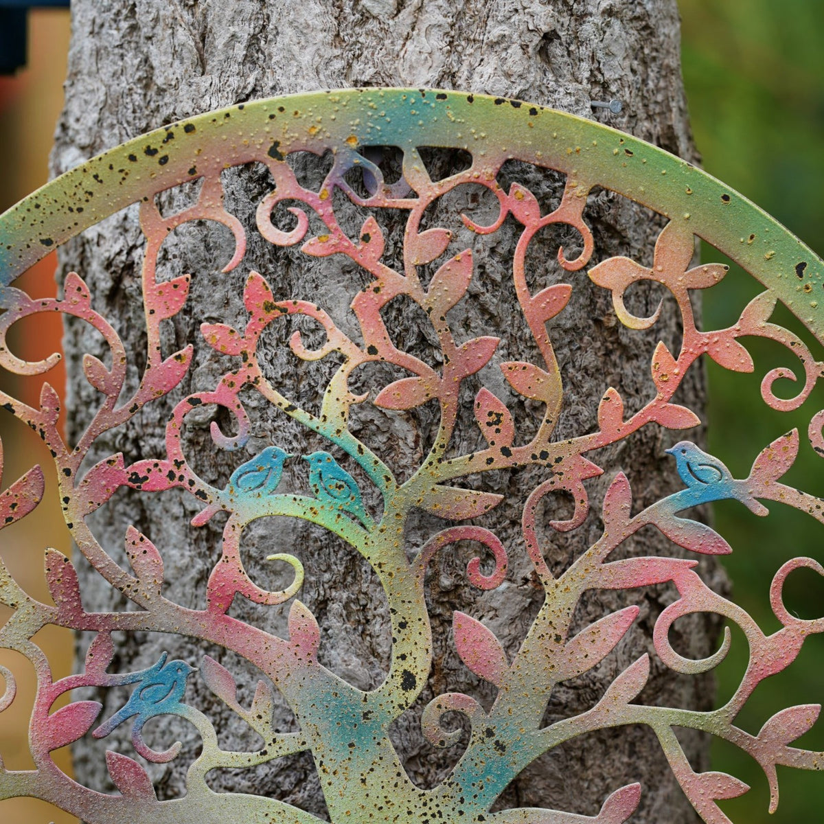 Morning Canopy Metal Wall Plaque