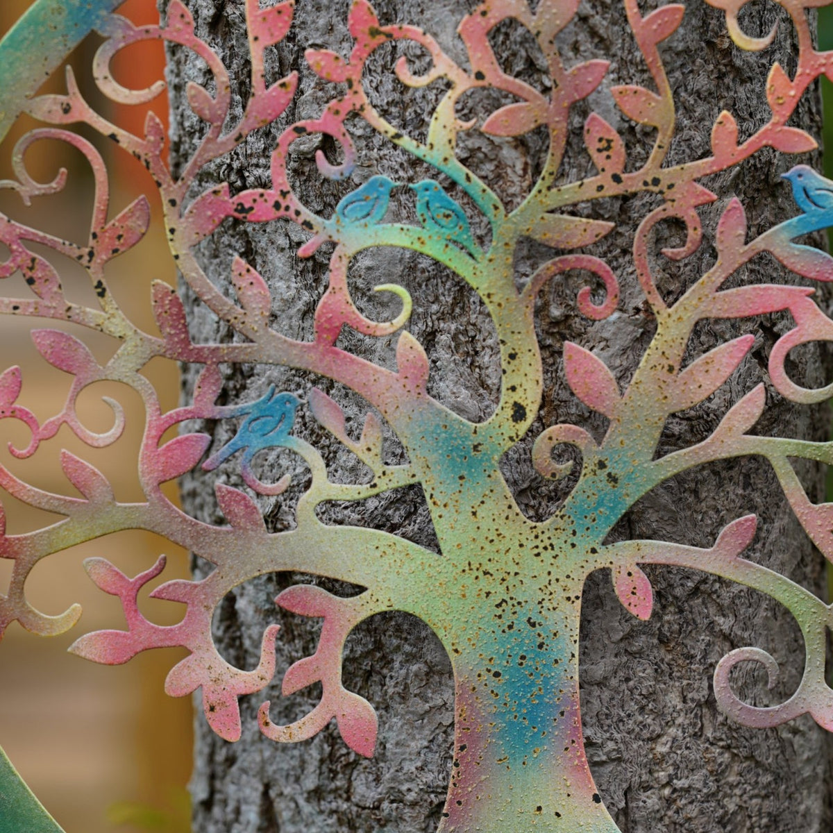Morning Canopy Metal Wall Plaque