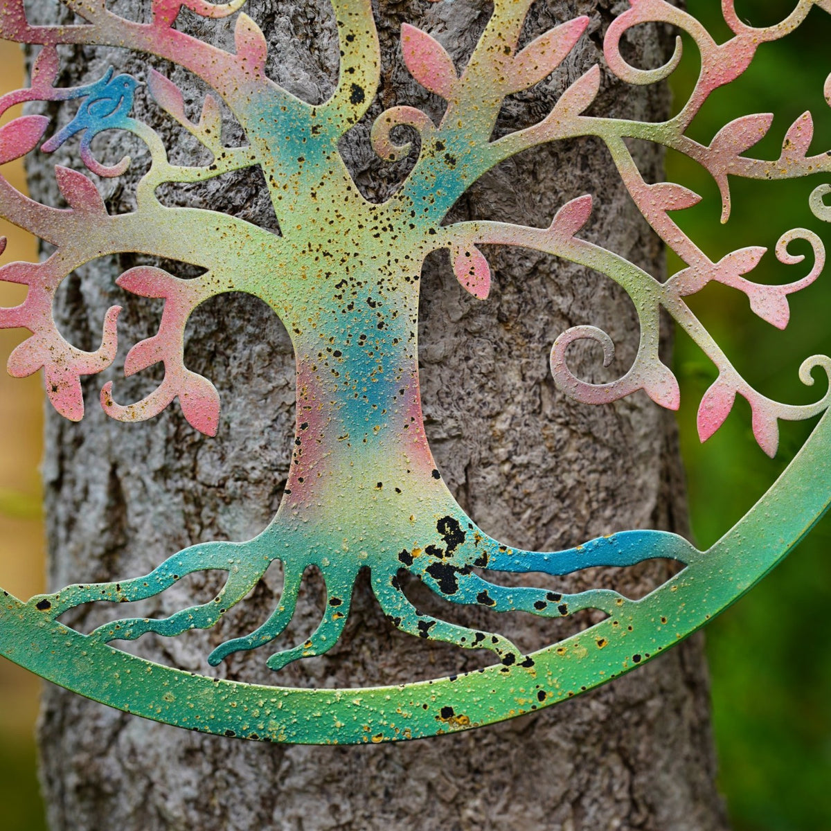 Morning Canopy Metal Wall Plaque