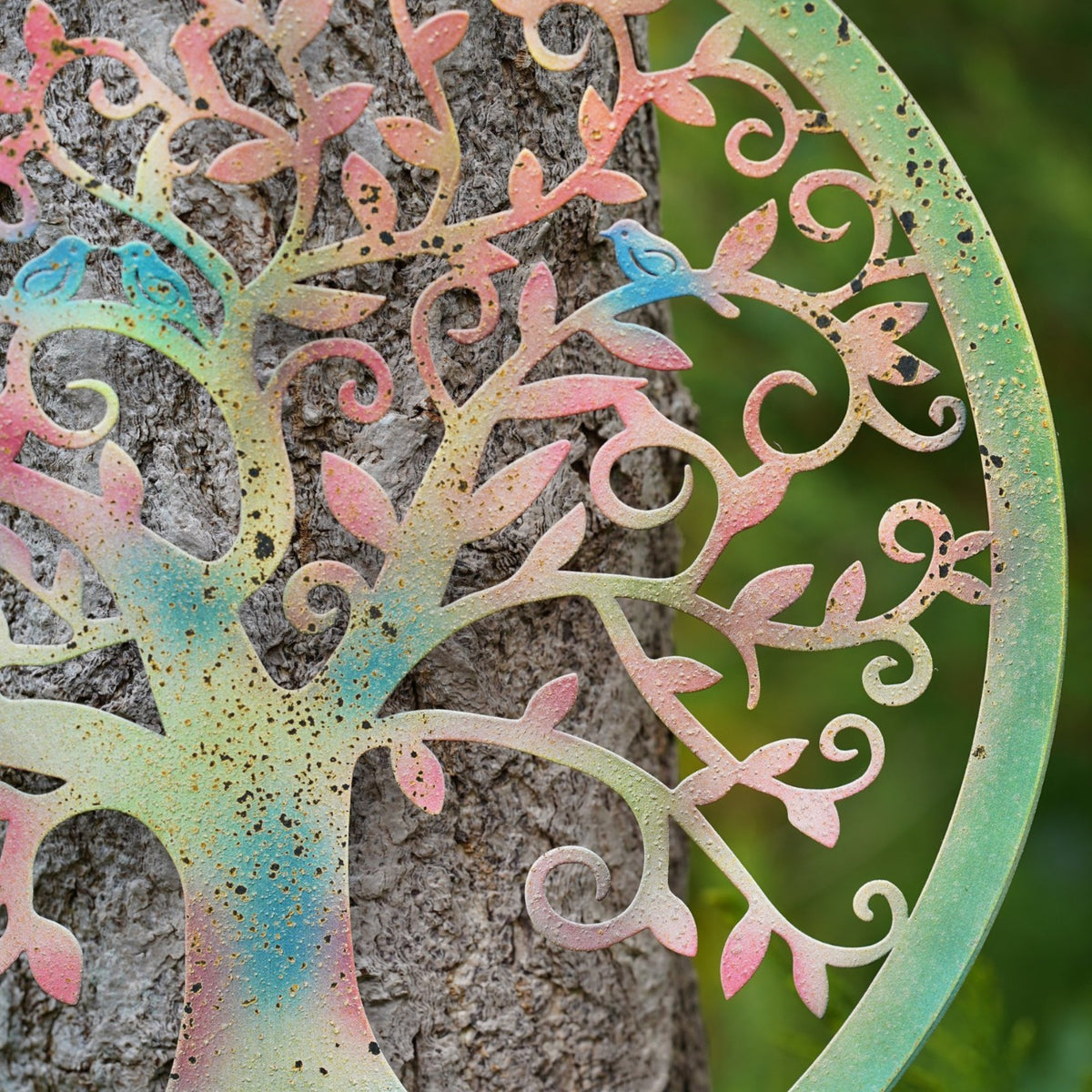 Morning Canopy Metal Wall Plaque