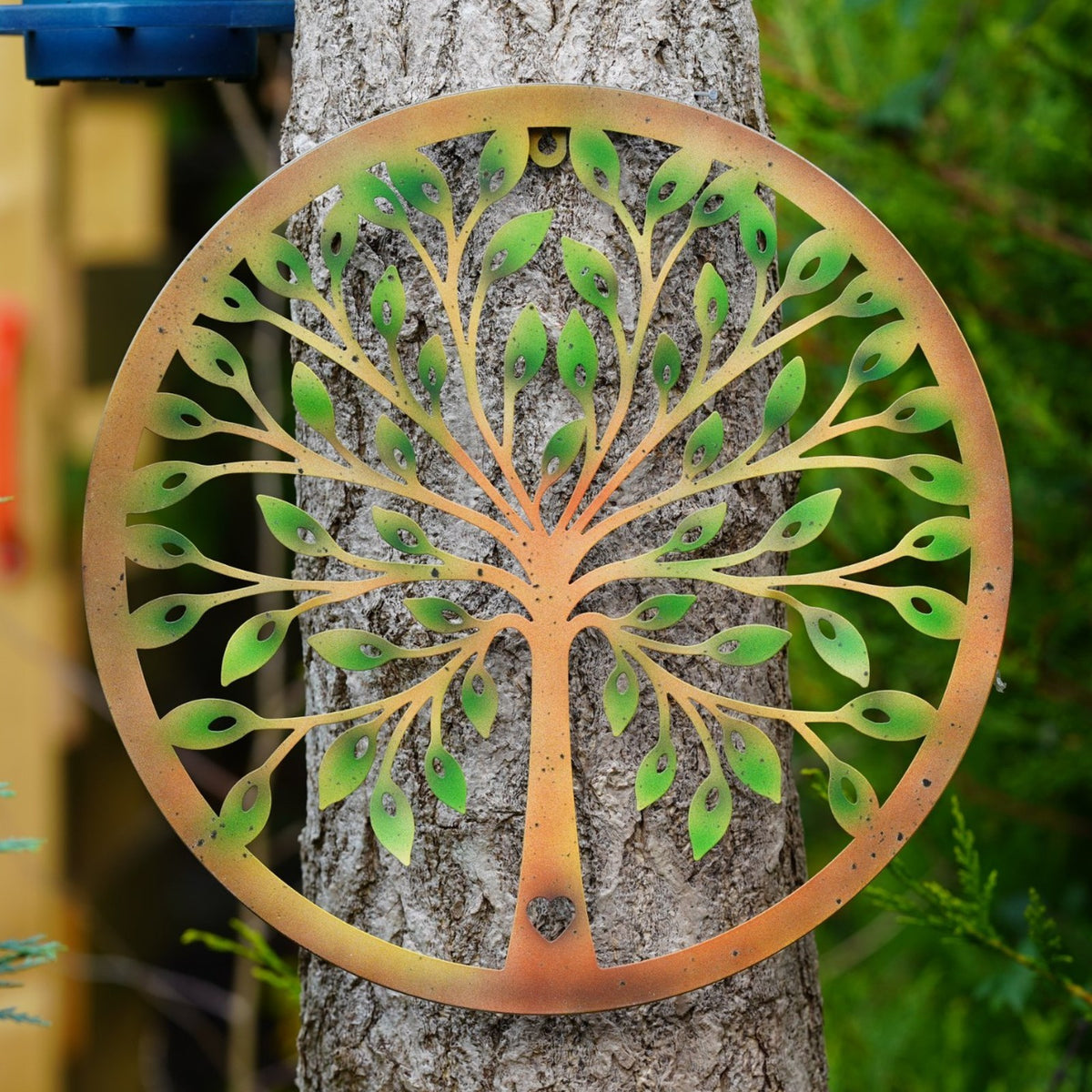 The Heart Tree Metal Wall Plaque