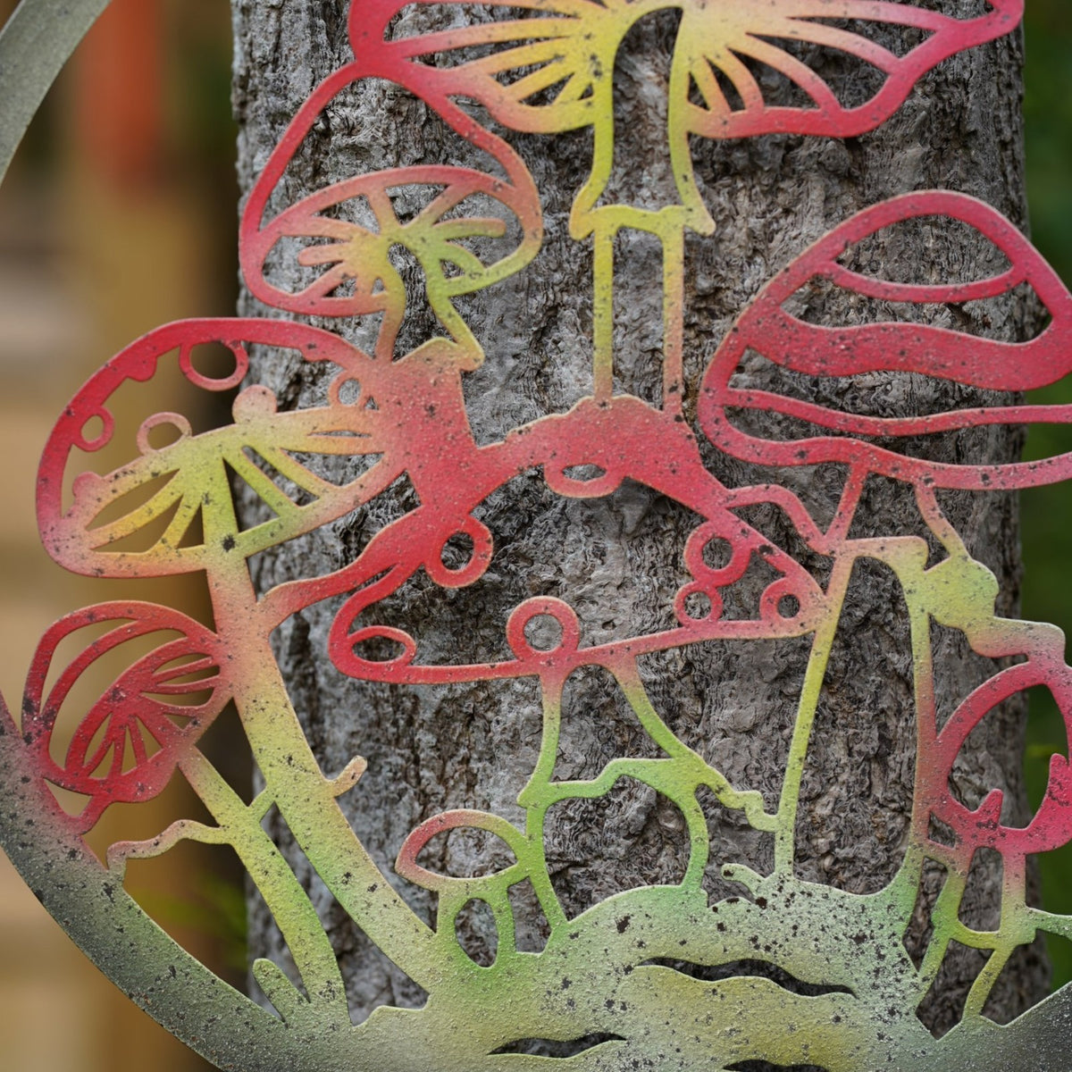 Fairy Ring Metal Wall Plaque