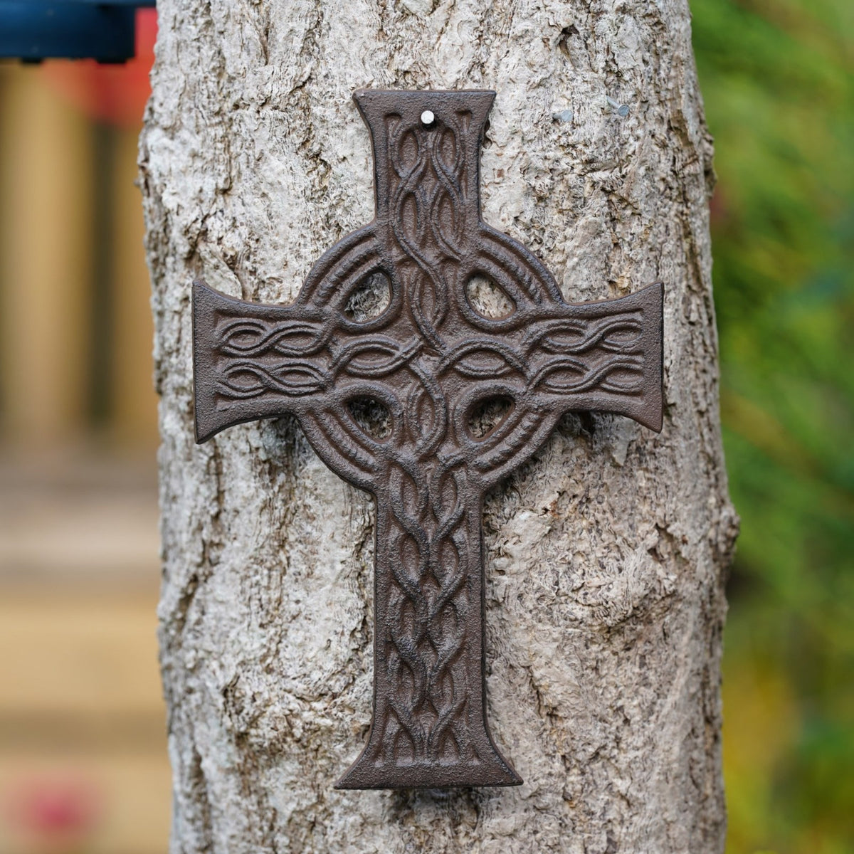 Cast Iron Celtic Cross Wall Plaque