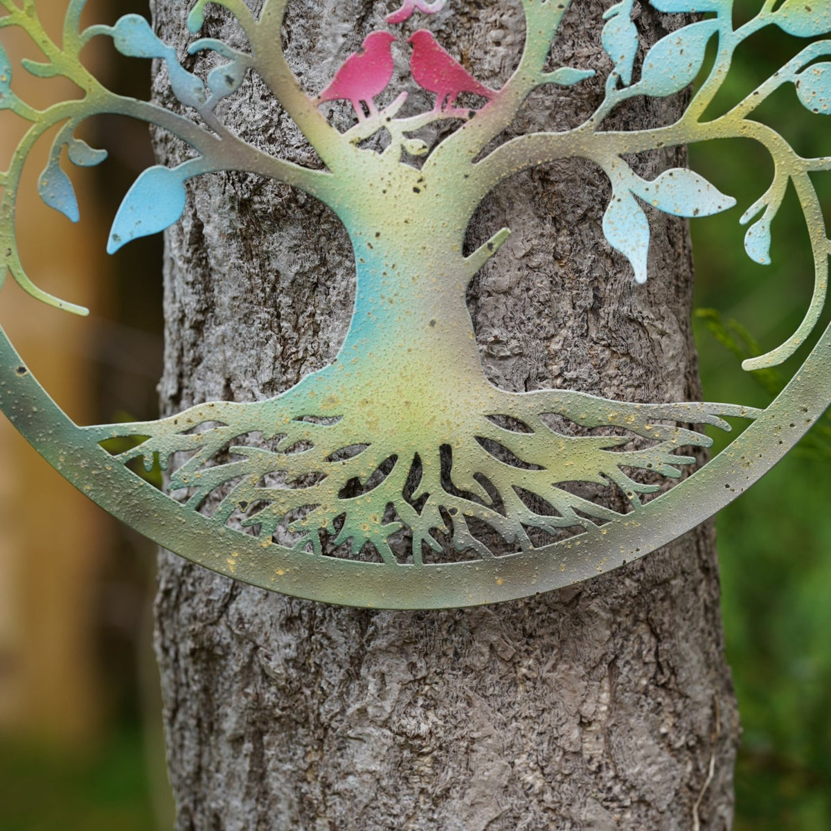 The Robin Pair Metal Wall Plaque